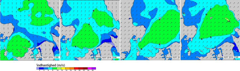 Vind over Kattegat